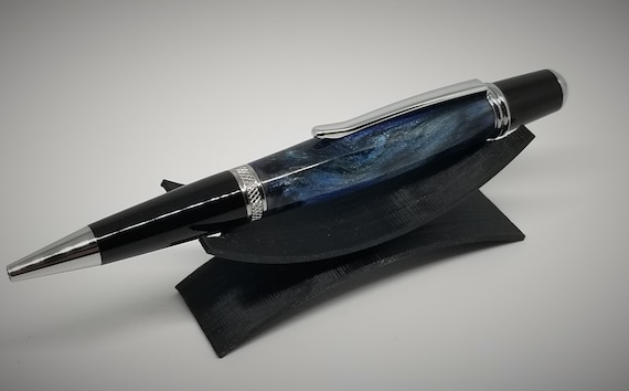 Chrome and Black Sierra Twist Pen