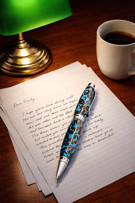 Real Coffee Bean Cigar Pen – Unique Gift for Coffee Lovers & Connoisseurs