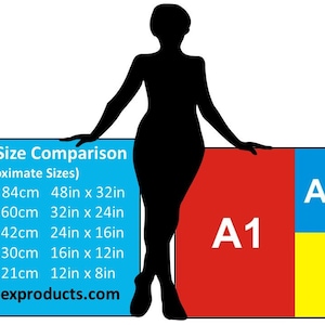May include: A chart comparing the sizes of ISO paper, with a silhouette of a person standing next to the largest sheet. The chart shows the dimensions in both inches and centimeters, with the largest sheet being A0, measuring 48 inches by 32 inches or 120 centimeters by 84 centimeters. The chart also shows the sizes of A1, A2, A3, A4, A5, A6, and A7 paper.