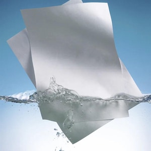 Carta impermeabile / Carta antistrappo / Carta per fotocopiatrici per stampanti laser / Igienica / Molteplici usi di design, arte e artigianato