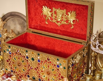 JEWELED TREASURE CHEST