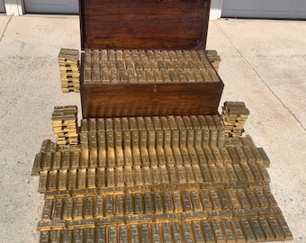 400 REALISTIC GOLD BARS