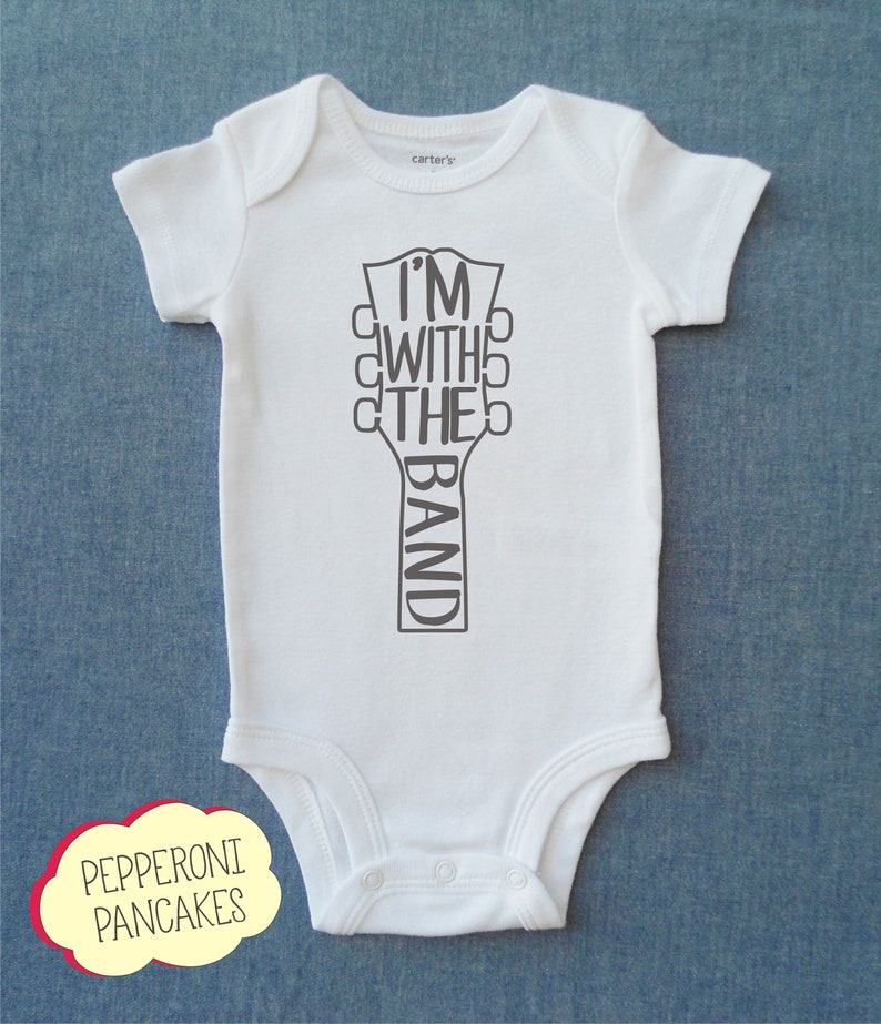 I'm With the Band / Band Baby ONESIE® / Music ONESIE® / Etsy