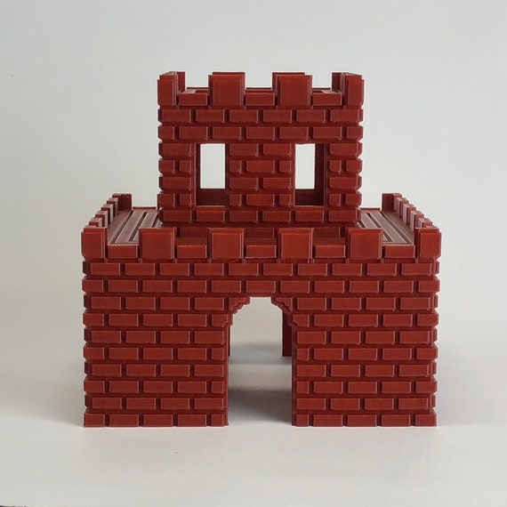 Super Mario Inspired Fish Tank Aquarium Terrarium Castle Etsy