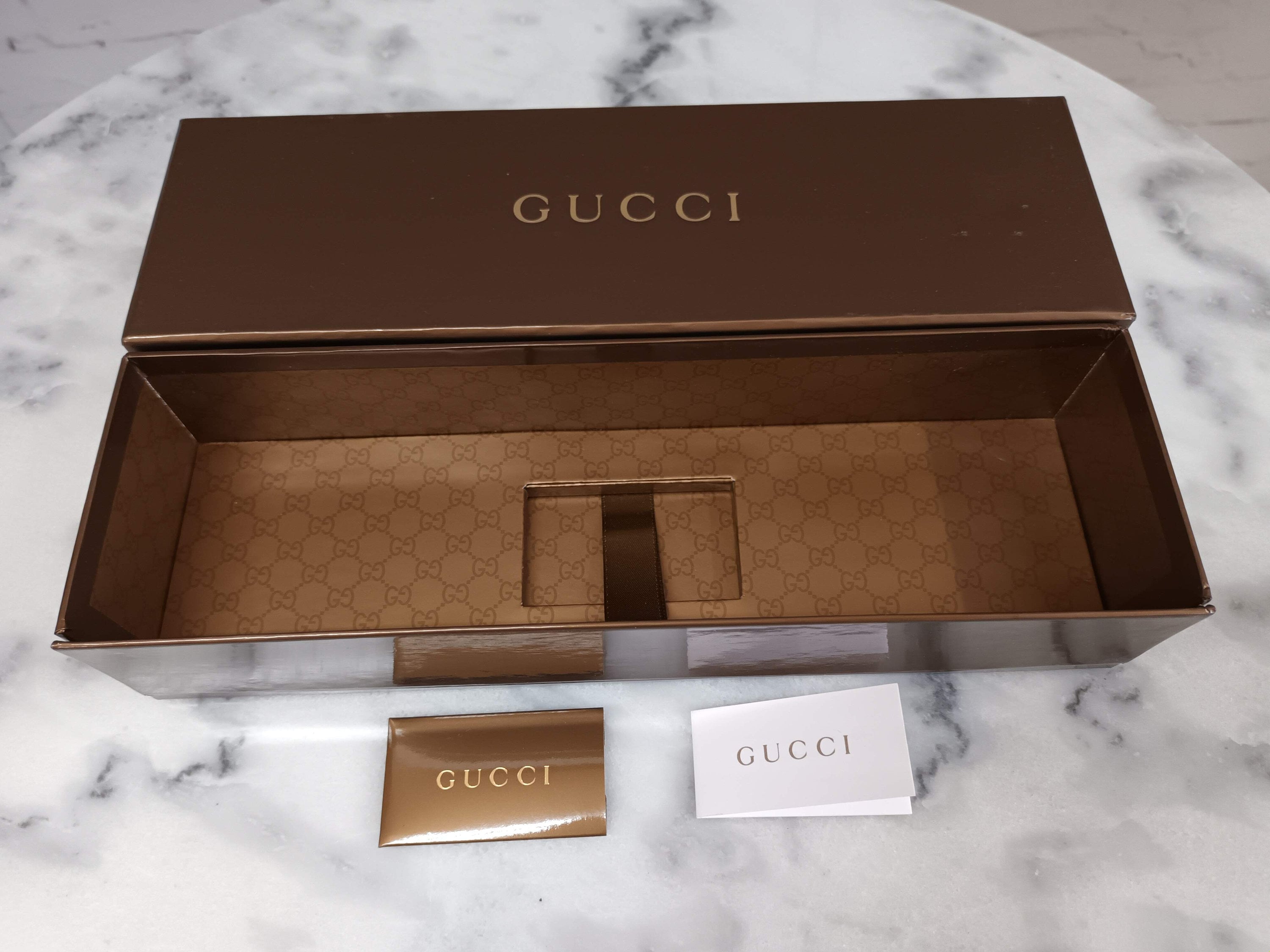 Brand New Authentic Gucci Shopping Bag Paper Bag Gift Bag Luxury Packaging