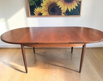 G Plan Mid Century Dining Table Extending Teak 6-8 People Restored 1970's