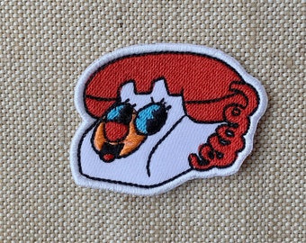 Hotline Powerpuff Girl geborduurde opstrijkpatch