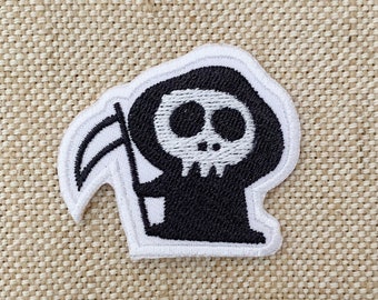 Grim patches iron on Grim iron on patch patches for Jackets embroidery patch Patch for backpack Iron On Patch patches for hats