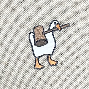 Eend met hummer patches ijzer op Eend ijzer op patch patches voor Jassen borduur patch Patch voor rugzak Iron On Patch patches voor hoeden