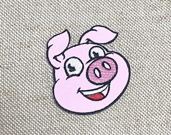 Pig patches iron on Piggy iron on patch patches for Jackets embroidery patch Patch for backpack Iron On Patch patches for hats