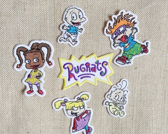 Broderad stryklapp Rugrats: Angelica, Chuckie, Tommy
