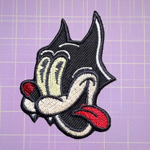 Vintage kattenpatches opstrijkbare Cat opstrijkbare patchpatches voor jassen borduurpatch Patch voor rugzak Iron On Patch-patches voor hoeden