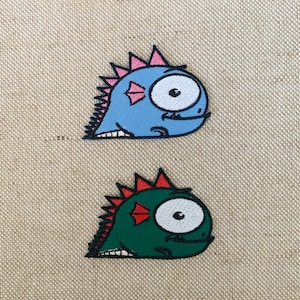 Monster Patches Bügeln Monster Aufnäher Patches für Jacken Sticken Patch für Rucksack Bügeln Aufnäher Patches für Mützen