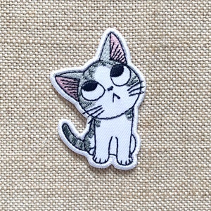 Cute cat patches iron on Cat iron on patch patches for Jackets embroidery patch Patch for backpack Iron On Patch patches for hats