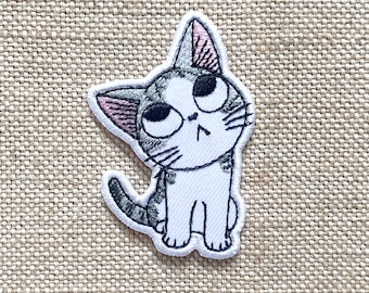 Cute cat patches iron on Cat iron on patch patches for Jackets embroidery patch Patch for backpack Iron On Patch patches for hats