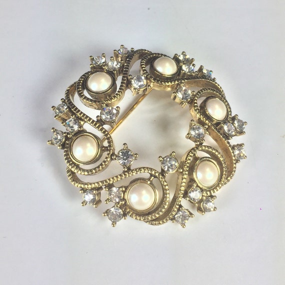 Gothic Gargoyle Claw and Ball Pearl Statement Earrings Ornate Filigree Edwardian Victorian Regal Classic Clip ons