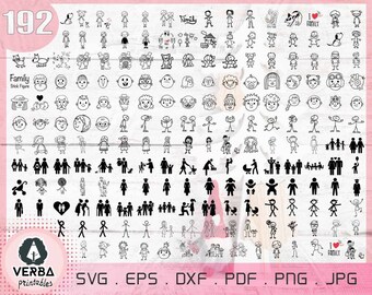 Download Stick Family Svg Etsy