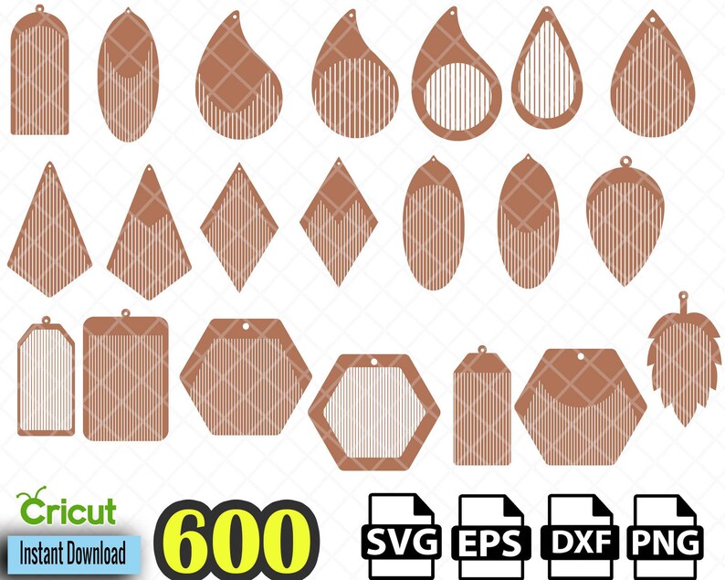 Download Earring SVG Bundle Commercial Use Instant Download ...