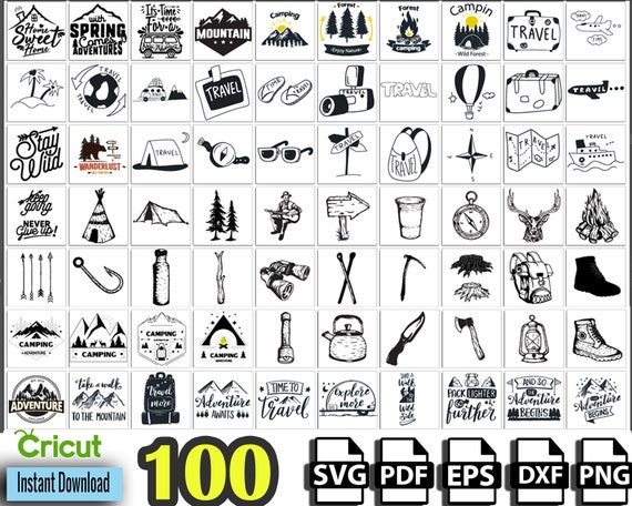 Download 100 Camping Svg Bundle Summertime Adventure Svg Bundle Etsy
