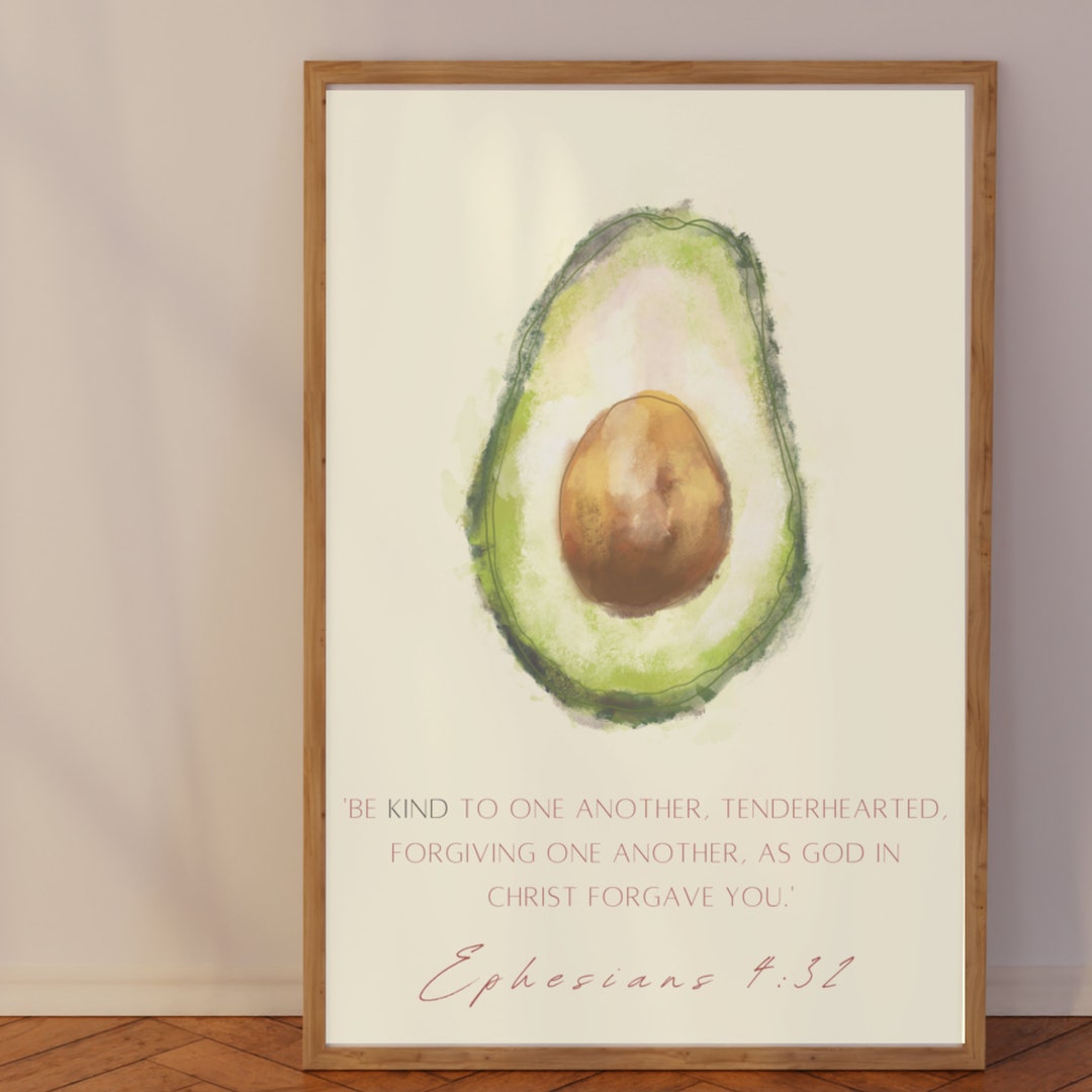 Ephesians 423 Fruits of the Holy Spirit Christian Wall Art Etsy