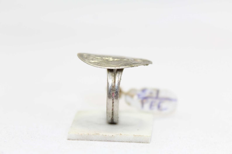 Rajasthan Gems Ring Unisex Temple Jewelry 925 Sterling Silver God Bahubali Jain P 128
