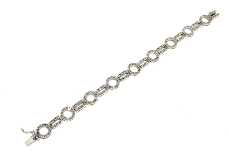 Popular shop is the Classic lowest price challenge Rajasthan Gems Women#39;s Bracelet marcasit Silver Sterling 925