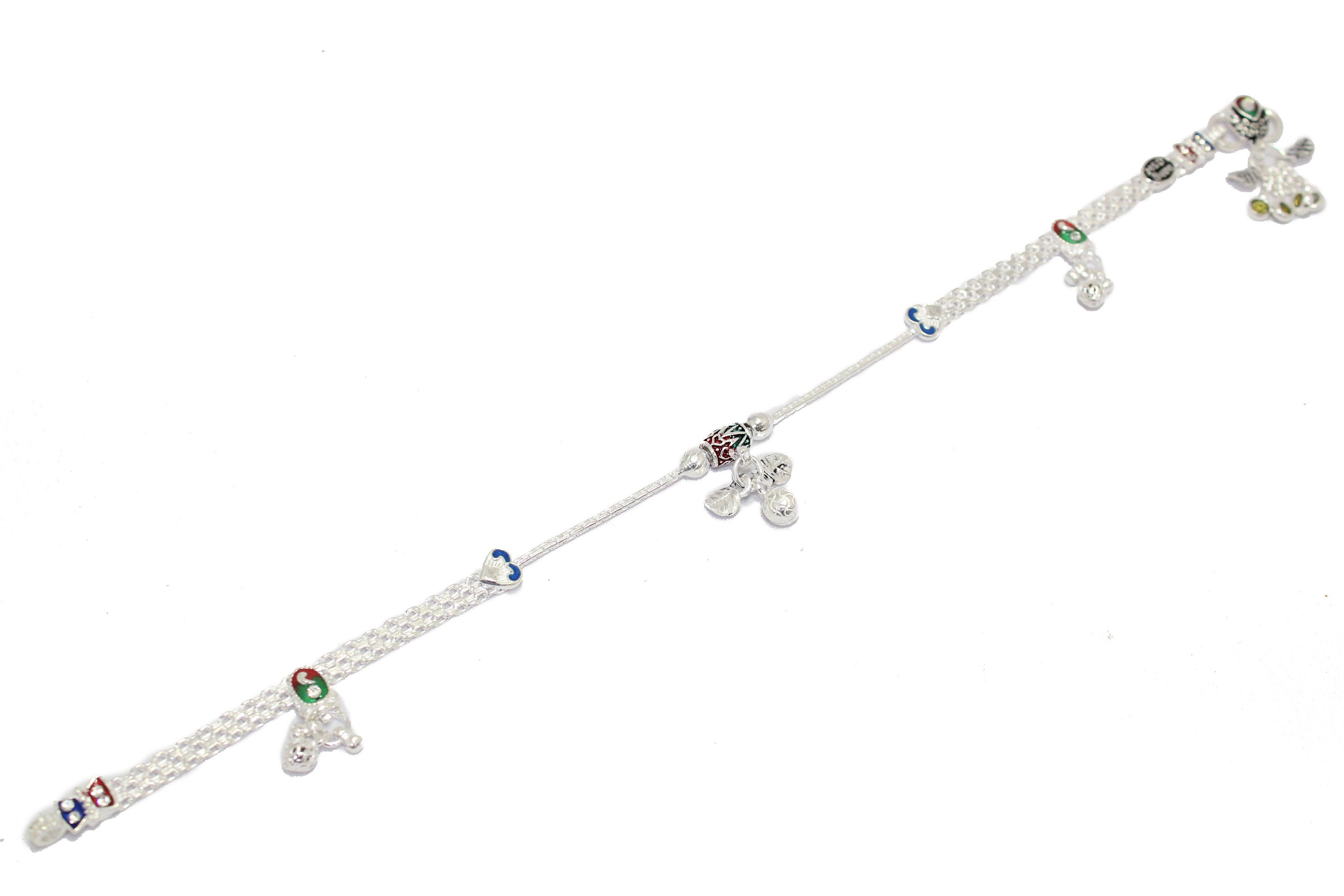 Rajasthan Gems Sterling Solid 925 Silver 21.7 Gram Traditional