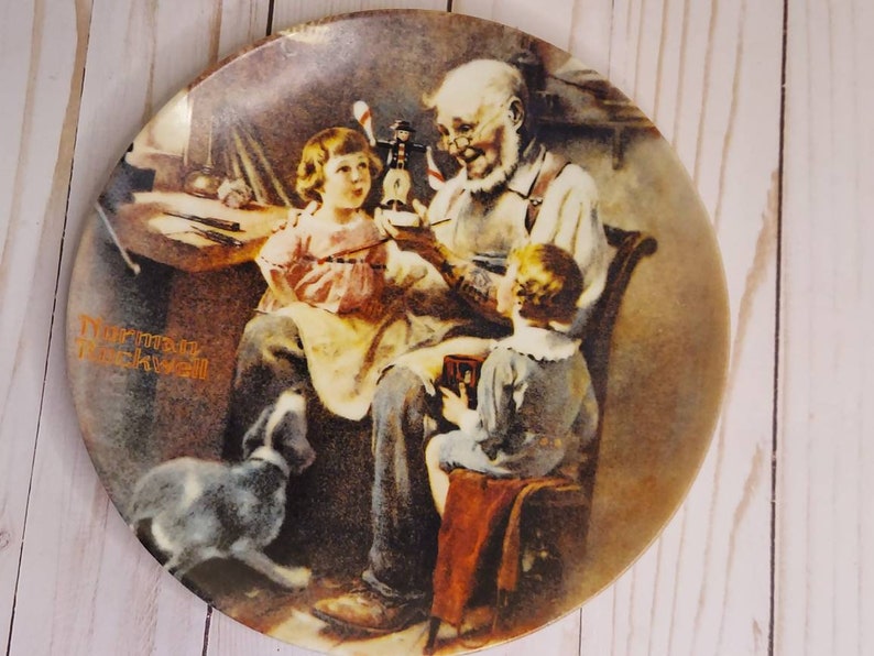 Certified- Norman Rockwell- Collectible Plate- Limited Edition- Certified- Norman Rockwell- Collectible Plate- Limited Edition-