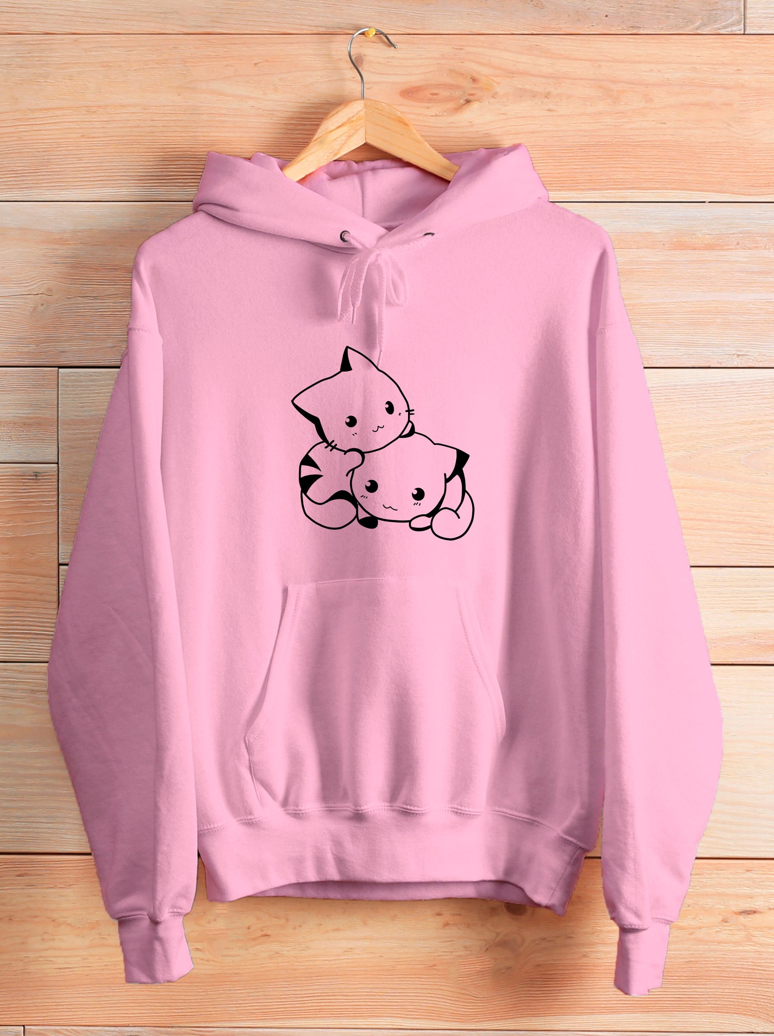 Kitties hoodie hooded sweatshirt hoodies cute cats hoodie Etsy