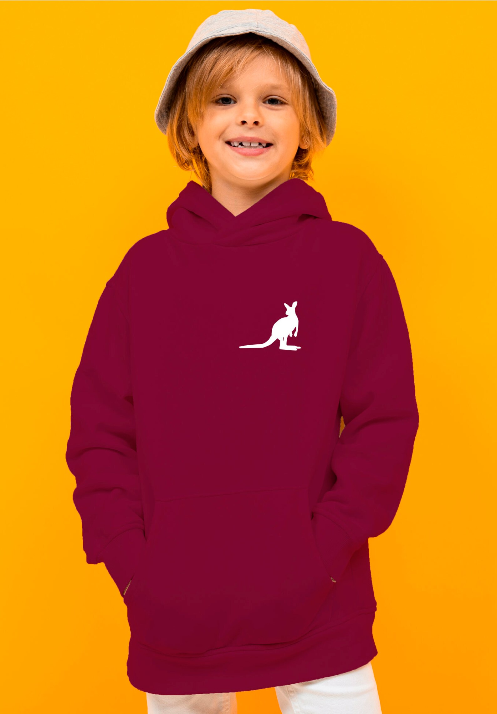 Kangaroo hoodie childrens hooded sweatshirt youth hoodies Etsy