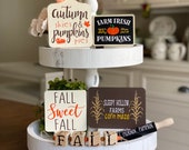 Fall Tiered Tray Decor Corn Maze sign- Fall Sweet Fall, Fall Tier Tray Decor Fall Tray Decor