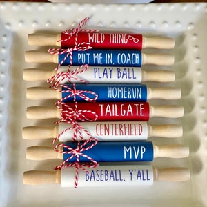 Baseball Tiered Tray Decor | Summer Mini Signs - Tiered Tray Decor | Baseball Tier Tray Decor | Summer Tier Tray