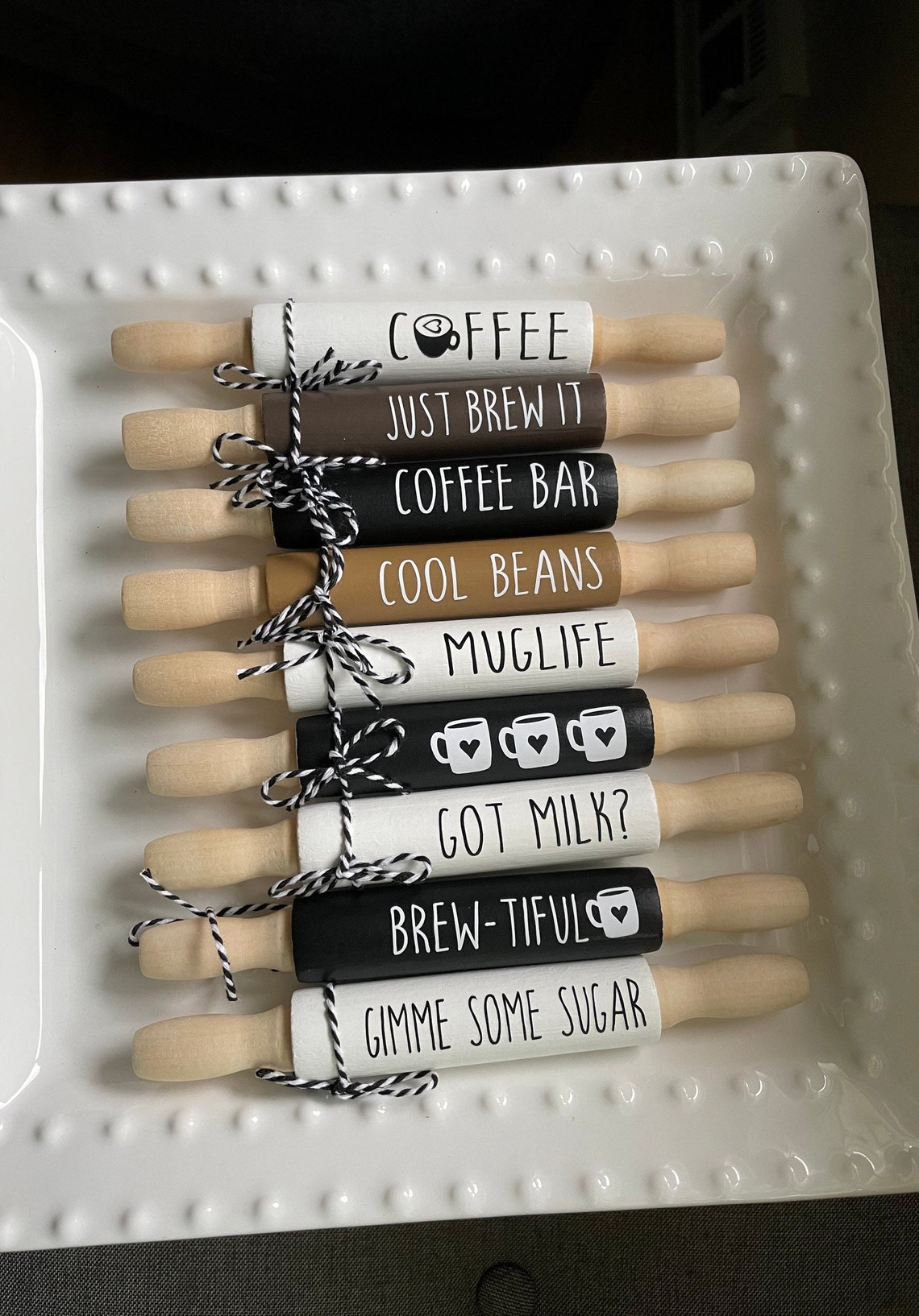 Coffee Bar Tier Tray Decor Coffee Nook Tier Tray Decor Etsy