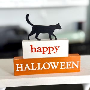 Complete Set of 3 Halloween Tiered Tray Decor | Fall Tier Tray Bundle Decor | Trick or Treat Tier Tray Decor |