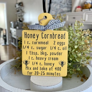 Honey Tiered Tray Decor| Honey Bee Tiered Tray Sign | Spring Tiered Tray | Summer Tiered Tray Decor
