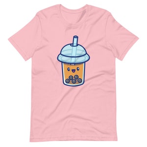 Cute Bubble Tea Short-Sleeve Unisex T-Shirt | Etsy