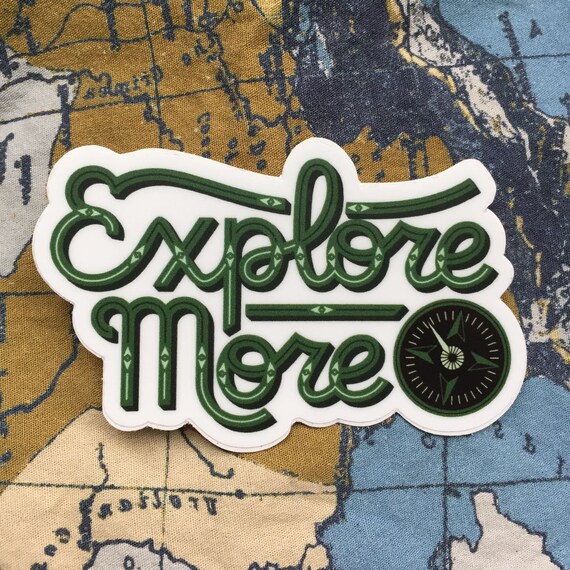 Explore Sticker - Etsy