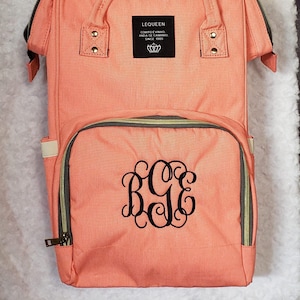 Diaper Bag Backpack Personalized, Mummy Monogrammed Baby Diaper Bag Backpack, Baby Shower Gift, Name Diaper Bag