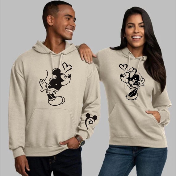 Vinyl Personalized Hoodies For Couples Embroidered BRIDE GROOM