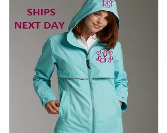 Monogrammed Charles River Rain Jacket - Monogrammed Rain Coat - Monogrammed Rain Jacket - Monogrammed Jacket