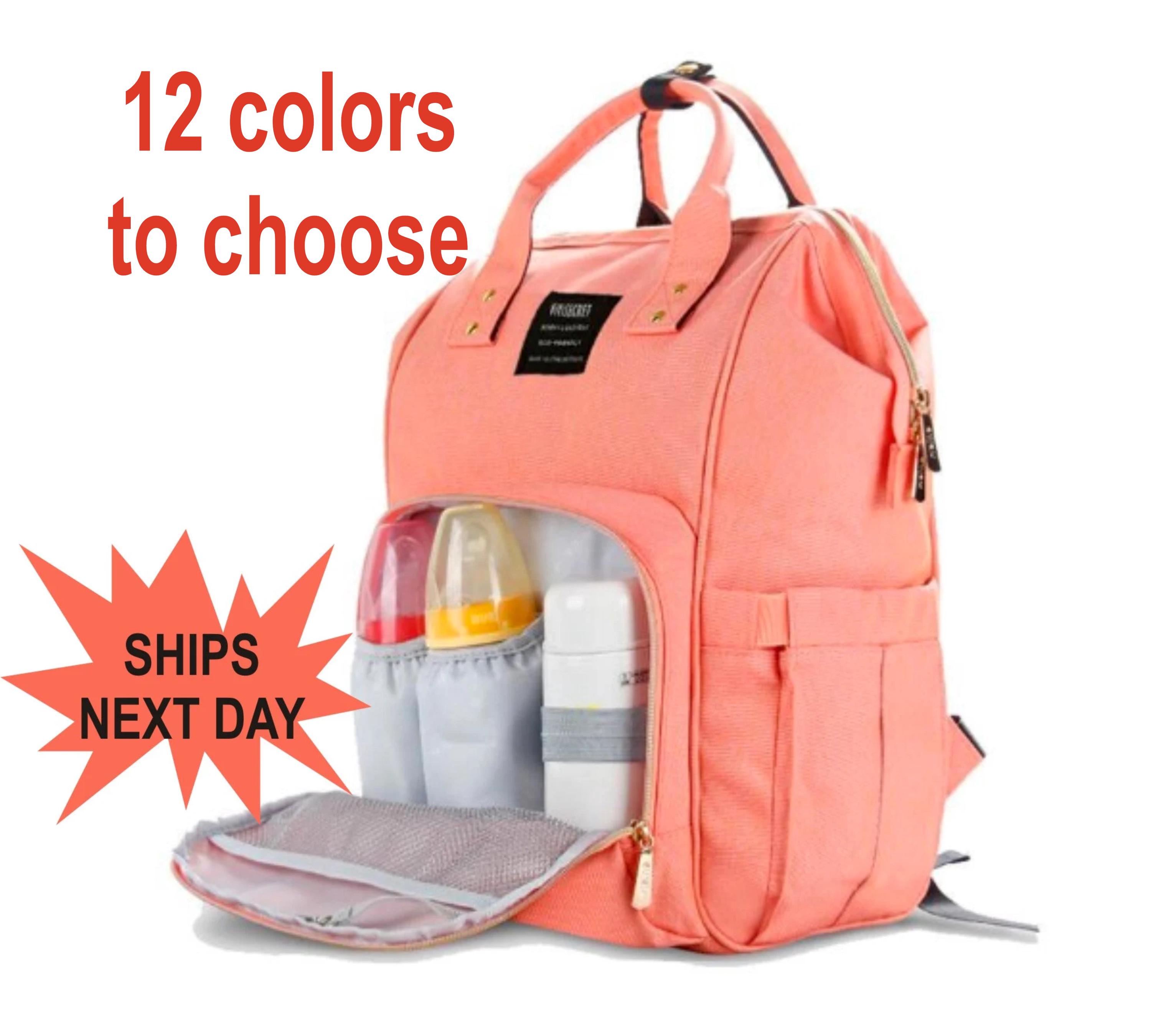 Coral Diaper Bag - Etsy display picture 3