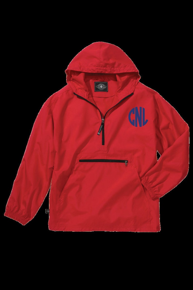 Youth Monogrammed Charles River Rain Jacket Charles River Etsy