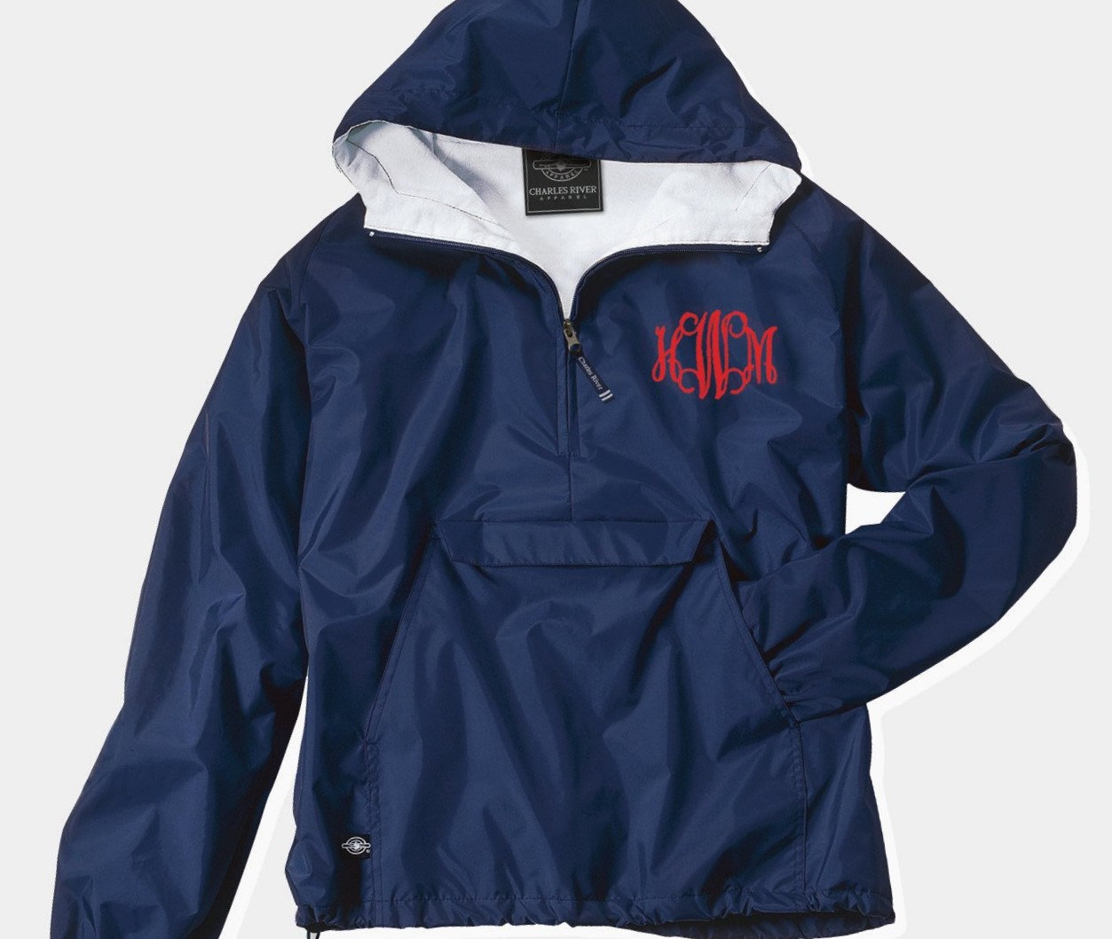 Half zip outlet pullover rain jacket