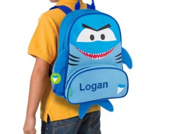Personalized Stephen Joseph Sidekick Backpack: Shark, Dinosaur, Space