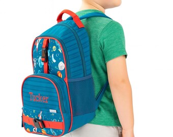 Personalized Stephen Joseph Backpack: Embroidered Name School Bag