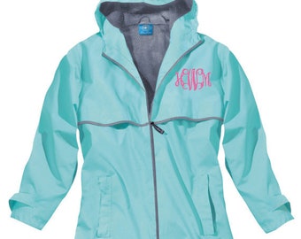 Monogrammed Charles River Rain Jacket - Monogrammed Rain Coat - Monogrammed Rain Jacket - Monogrammed Jacket