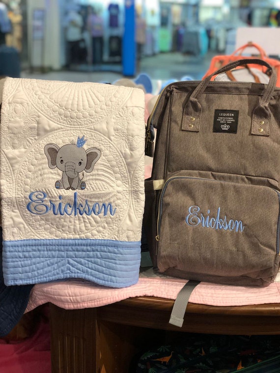Personalized baby diaper backpack sale