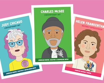 Famous artist classroom posters #6 (20 artists) Art classroom decor