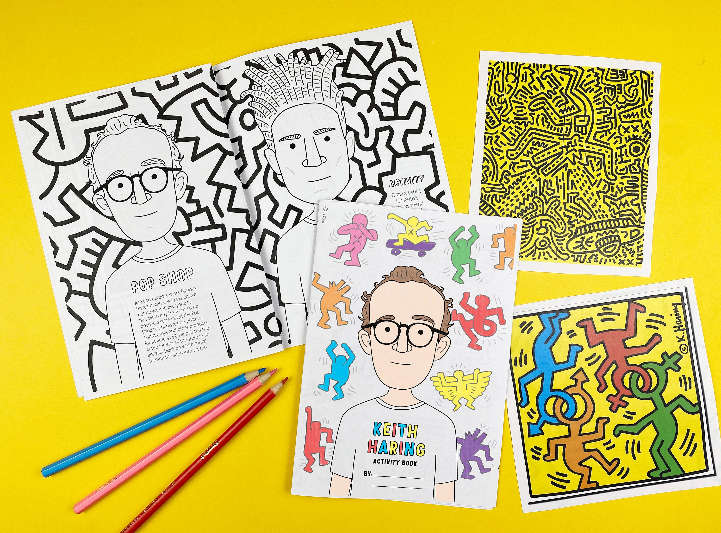 Keith Haring Templates