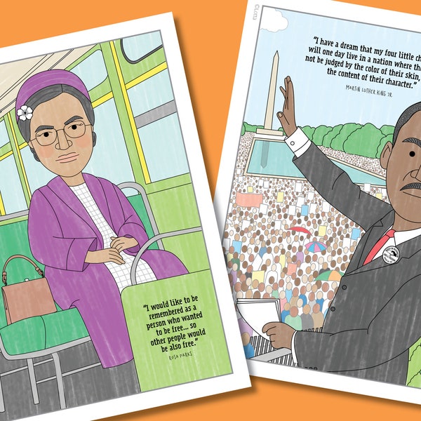 Black History Month coloring pages | Black History Colouring Pages with Quotes | Famous Historical Black Icons